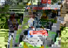 Nelson Monfort dans la Popotte Mobile.